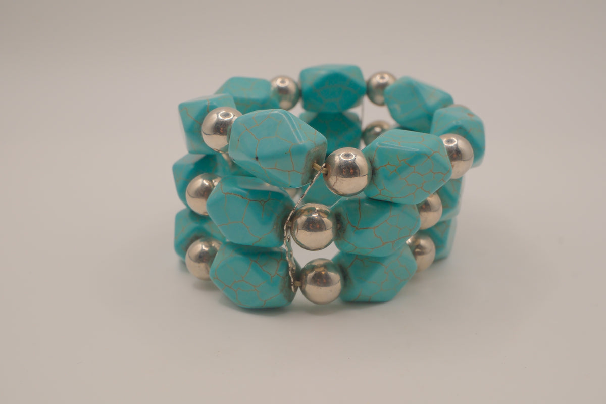 Boho-style multi-strand wrap bracelet
