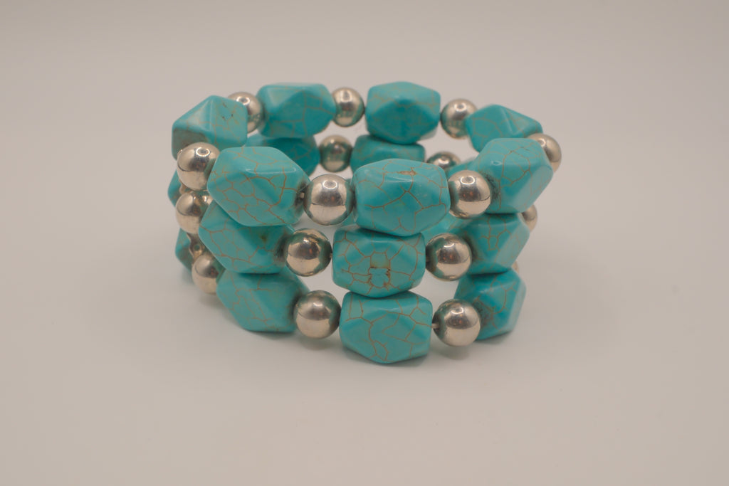 Boho-style multi-strand wrap bracelet