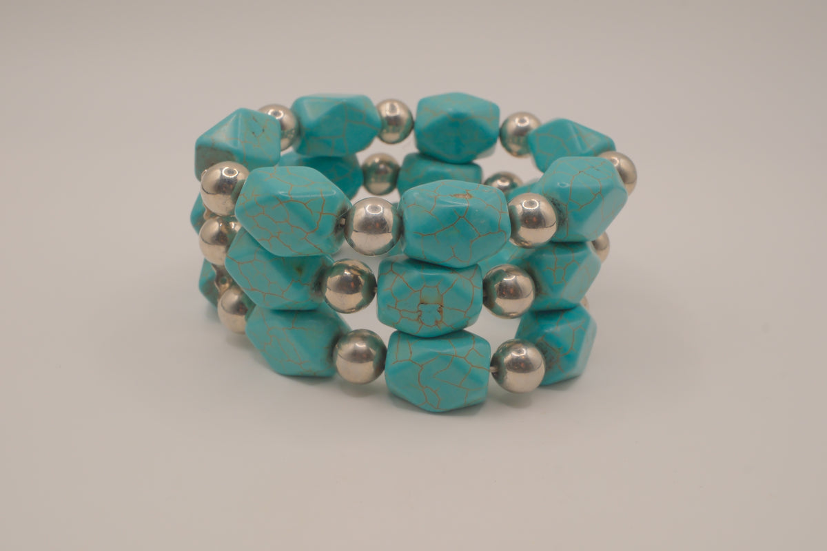 Boho-style multi-strand wrap bracelet
