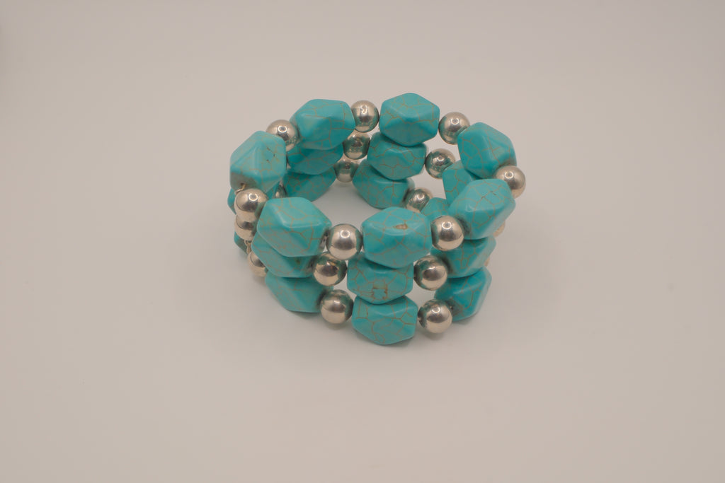 Boho-style multi-strand wrap bracelet