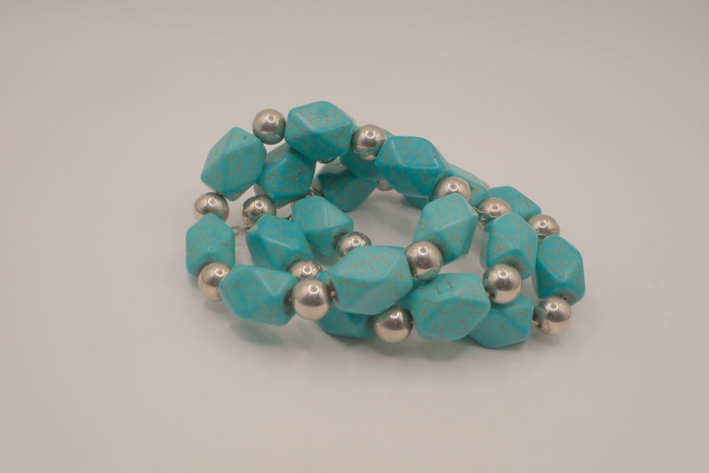 Boho-style multi-strand wrap bracelet