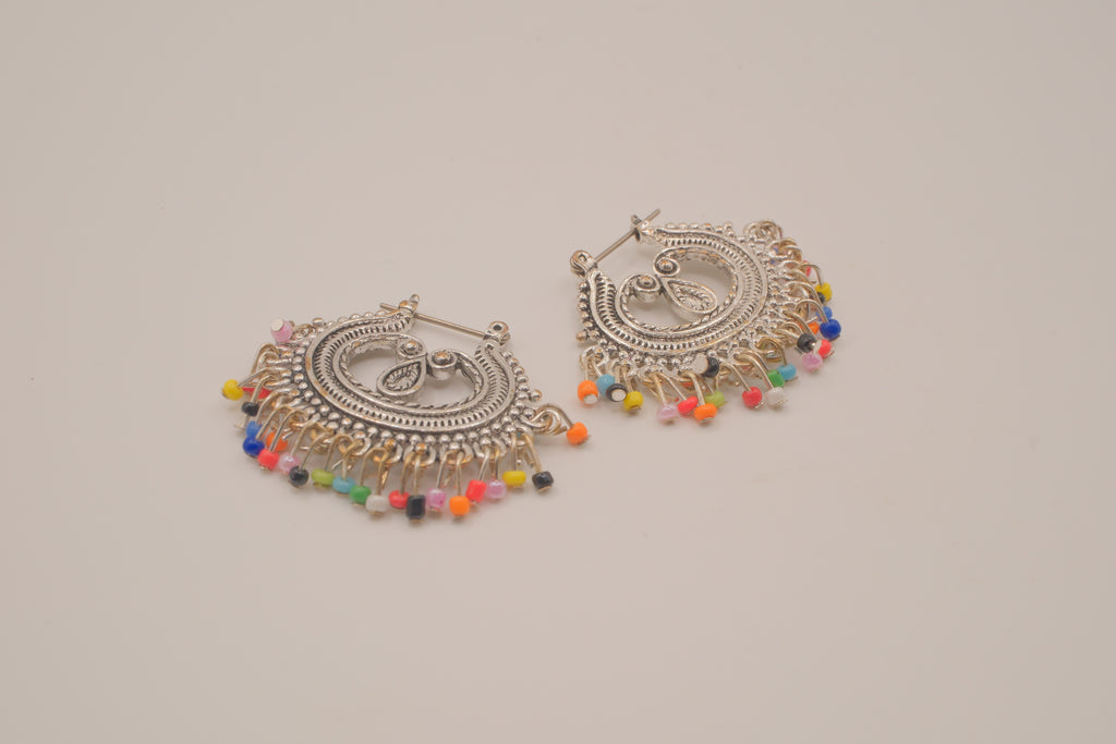 Vintage Avon bohemian crescent moon earrings