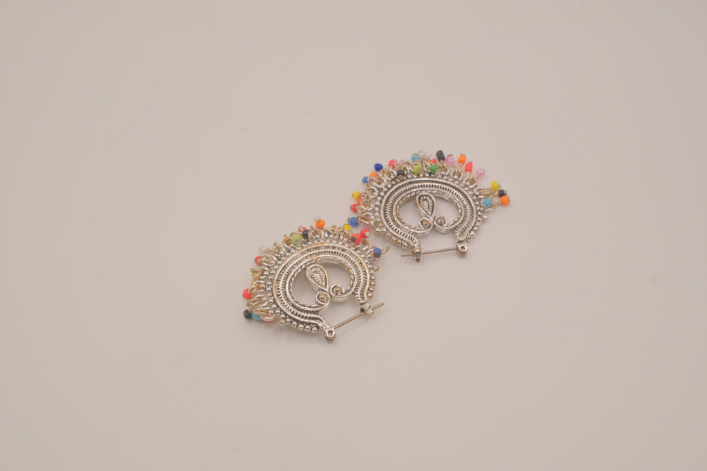 Vintage Avon bohemian crescent moon earrings