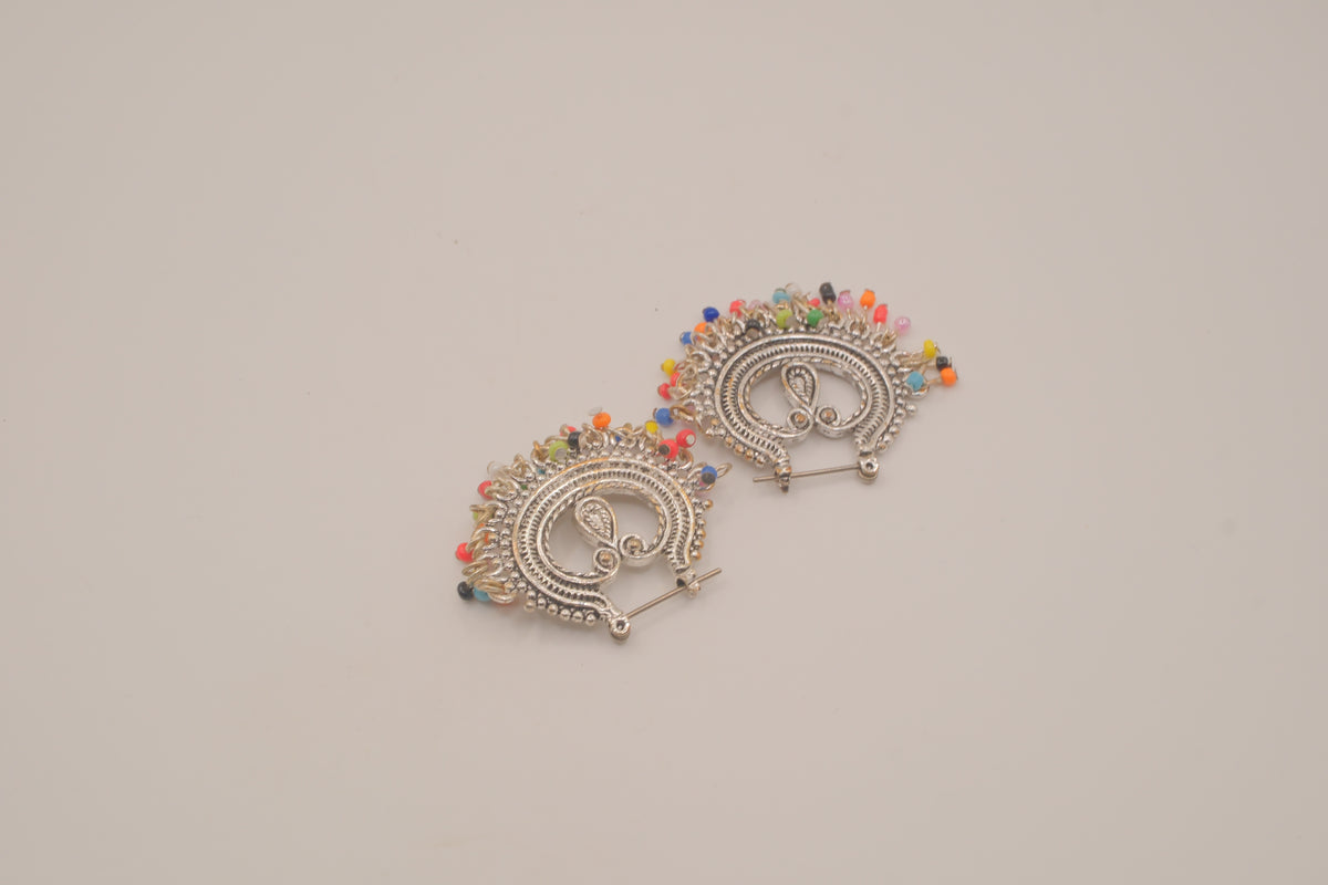 Vintage Avon bohemian crescent moon earrings