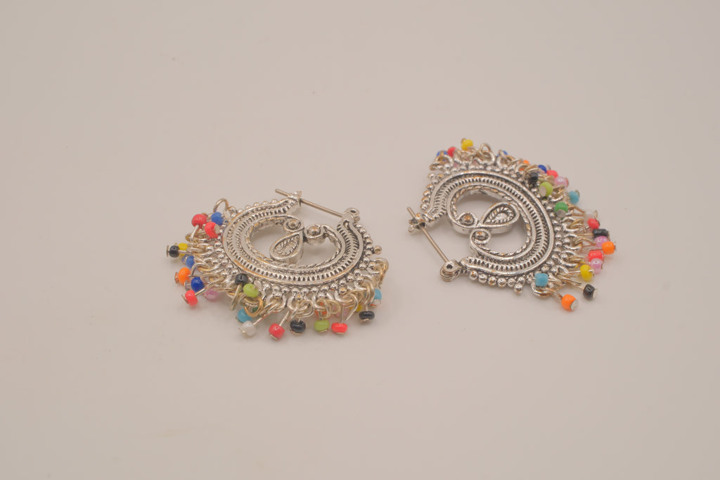 Vintage Avon bohemian crescent moon earrings