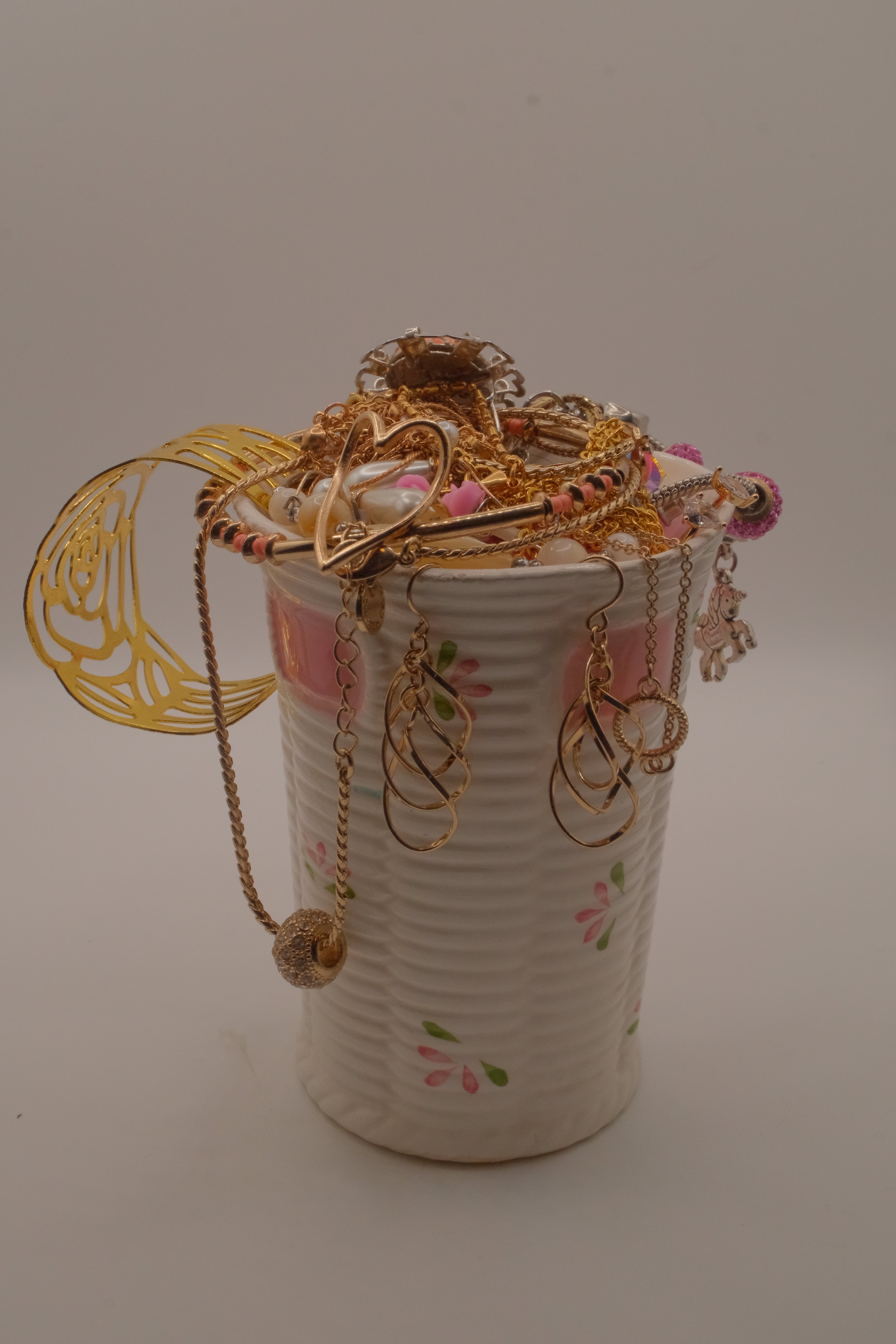 Coquette Gold and Silver Mystery Jar