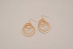 Vintage Avon multi-hoop cascading drop earrings