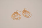 Vintage Avon multi-hoop cascading drop earrings