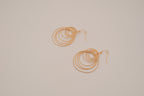 Vintage Avon multi-hoop cascading drop earrings