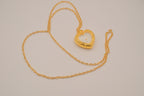 Vintage Avon Heart Watch Pendant Necklace