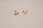 Vintage Avon orange slice stud earrings