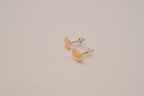 Vintage Avon orange slice stud earrings