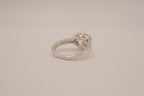 Heart-shaped solitaire engagement ring