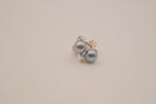 Vintage Avon grey faux pearl stud earrings