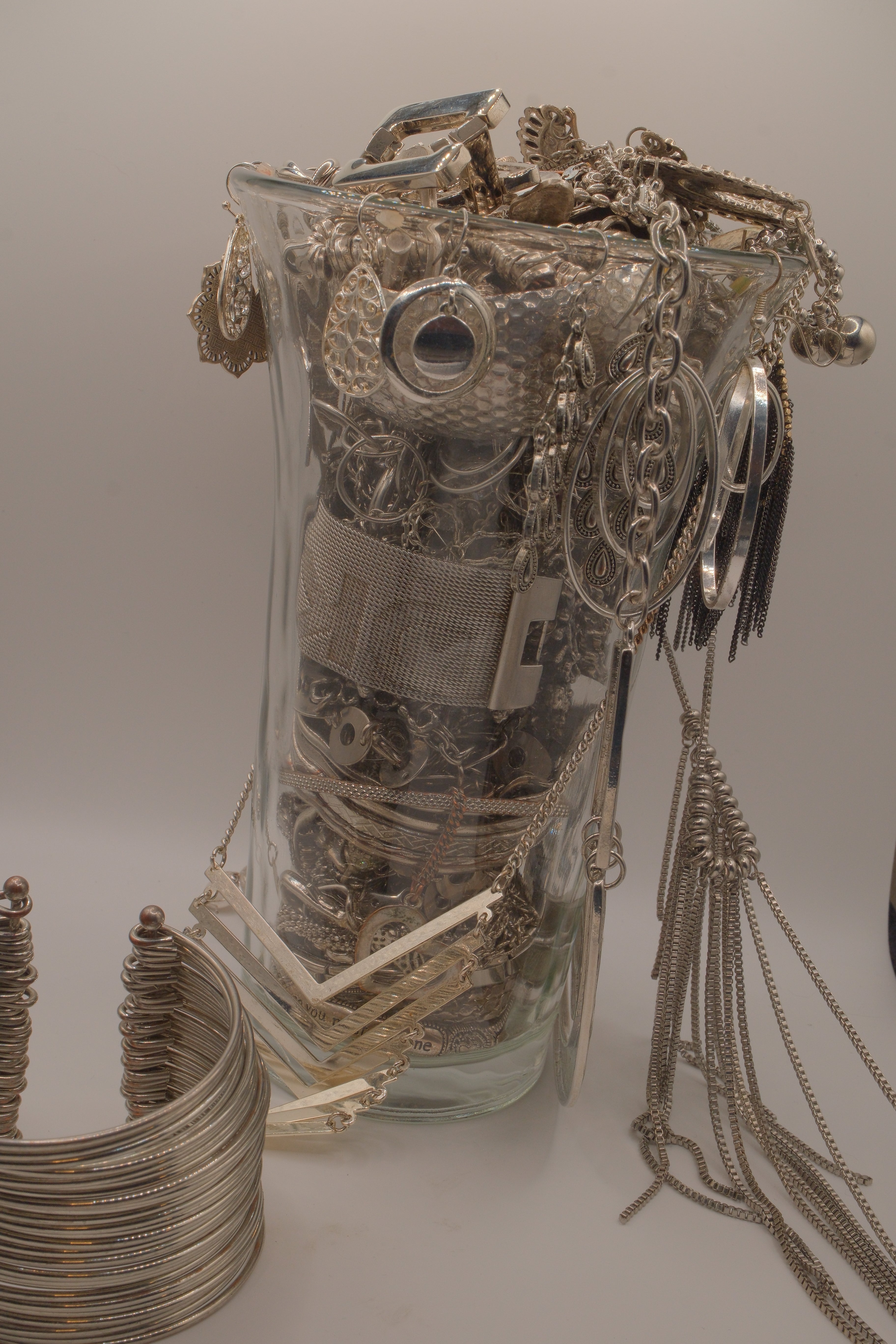 Silver Maximalist Cool Girl Jar