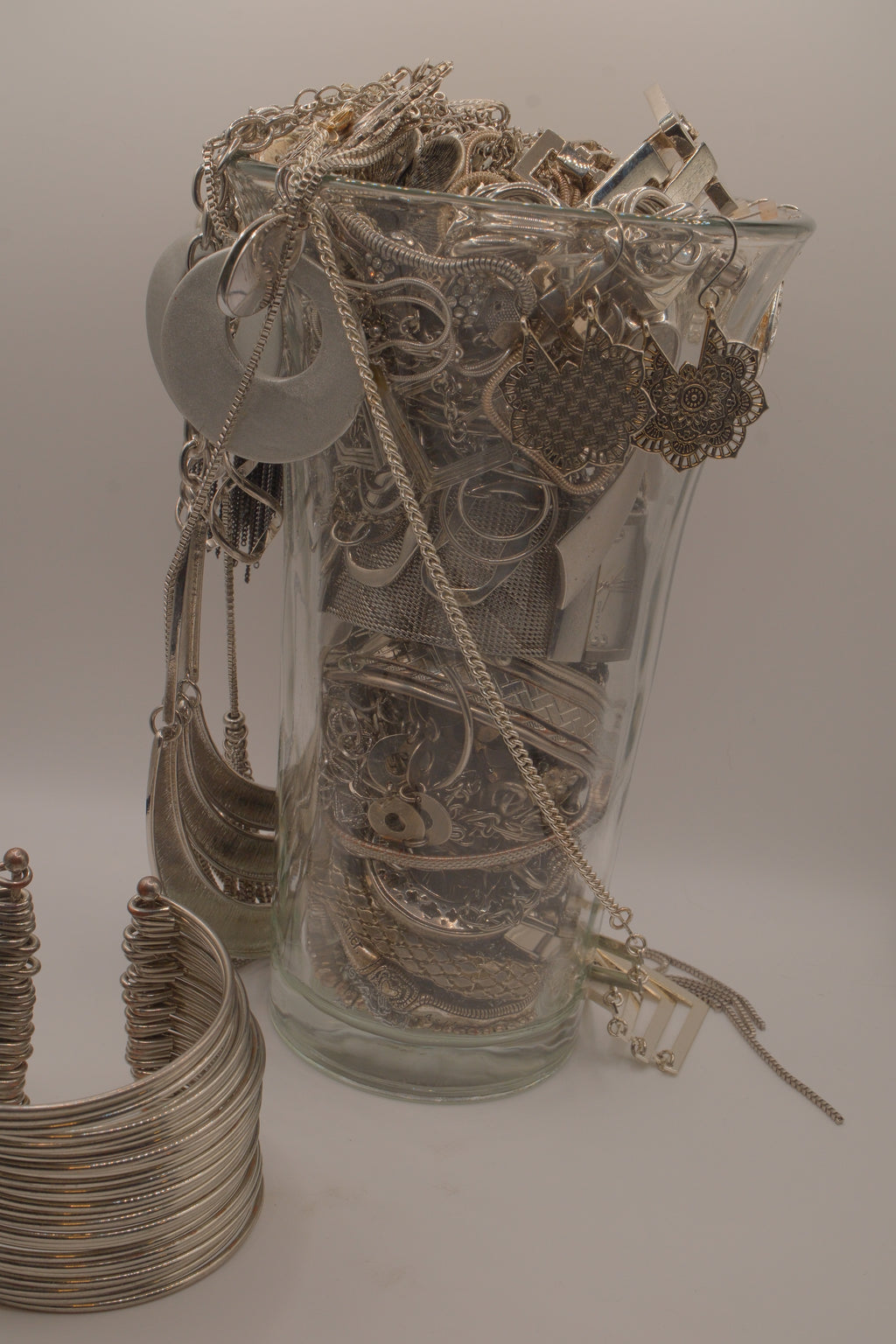 Silver Maximalist Cool Girl Jar