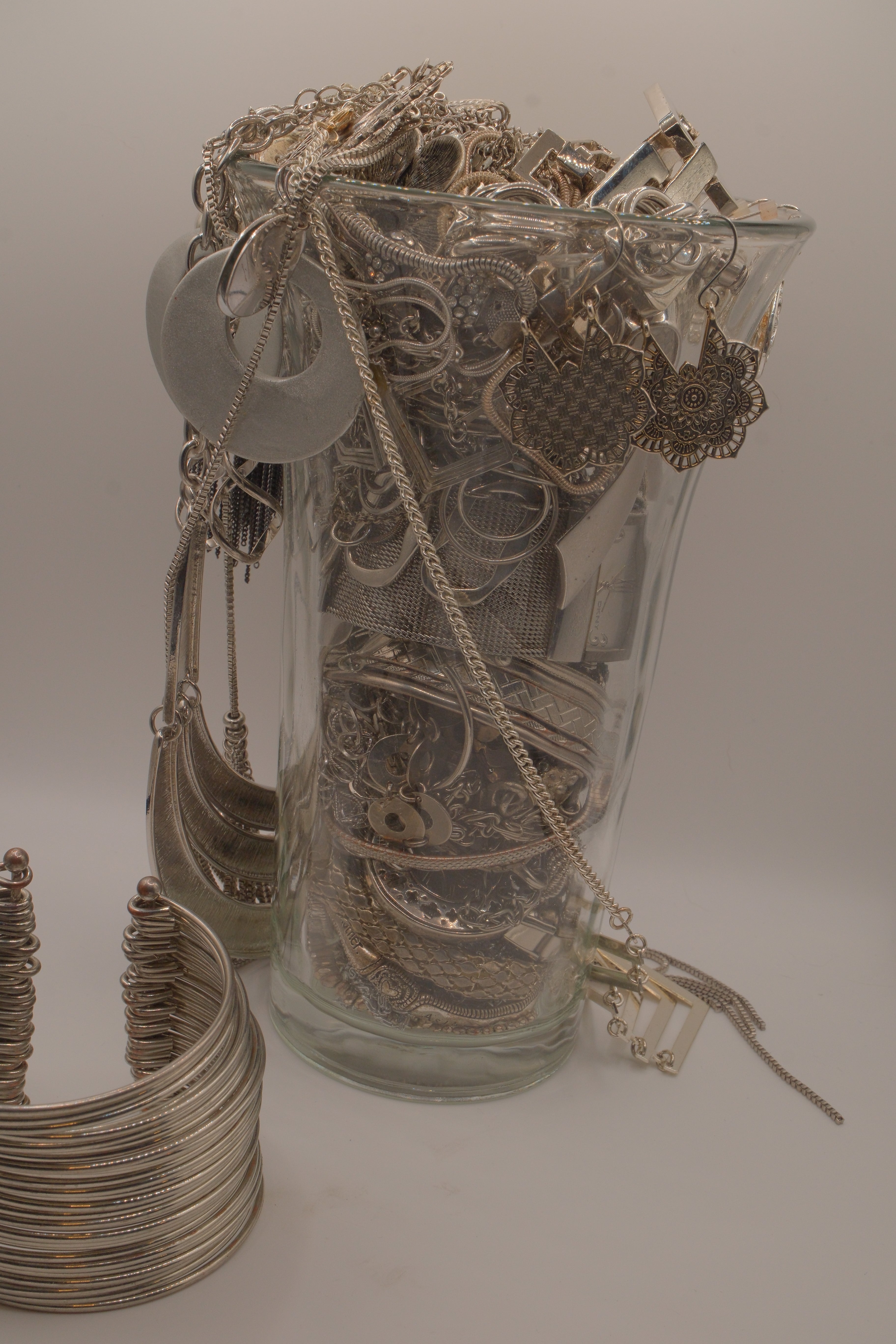 Silver Maximalist Cool Girl Jar