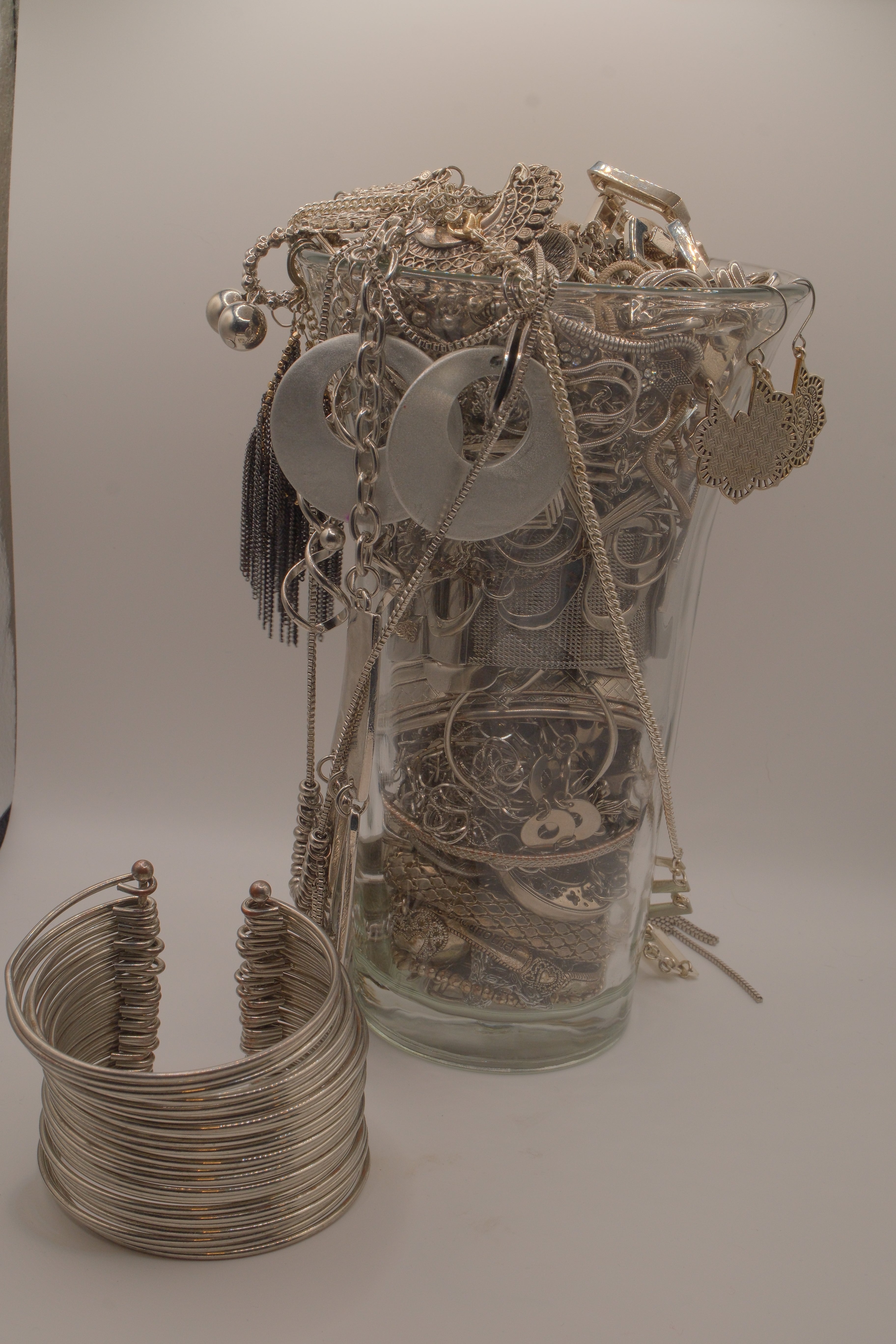 Silver Maximalist Cool Girl Jar