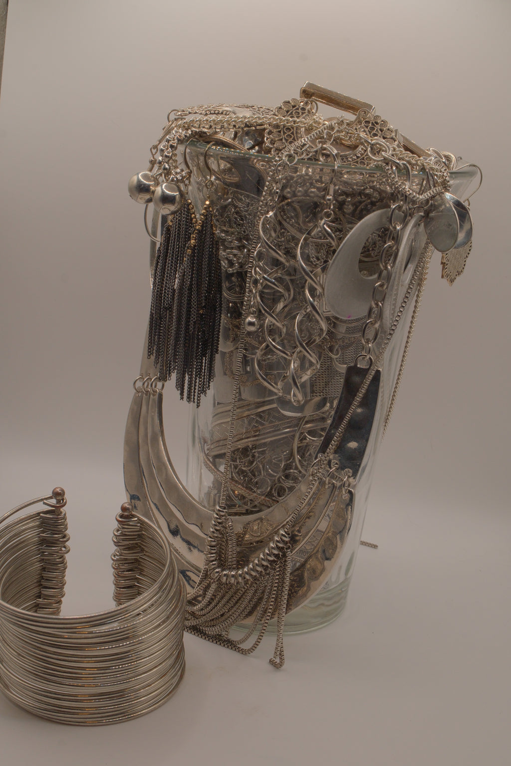 Silver Maximalist Cool Girl Jar