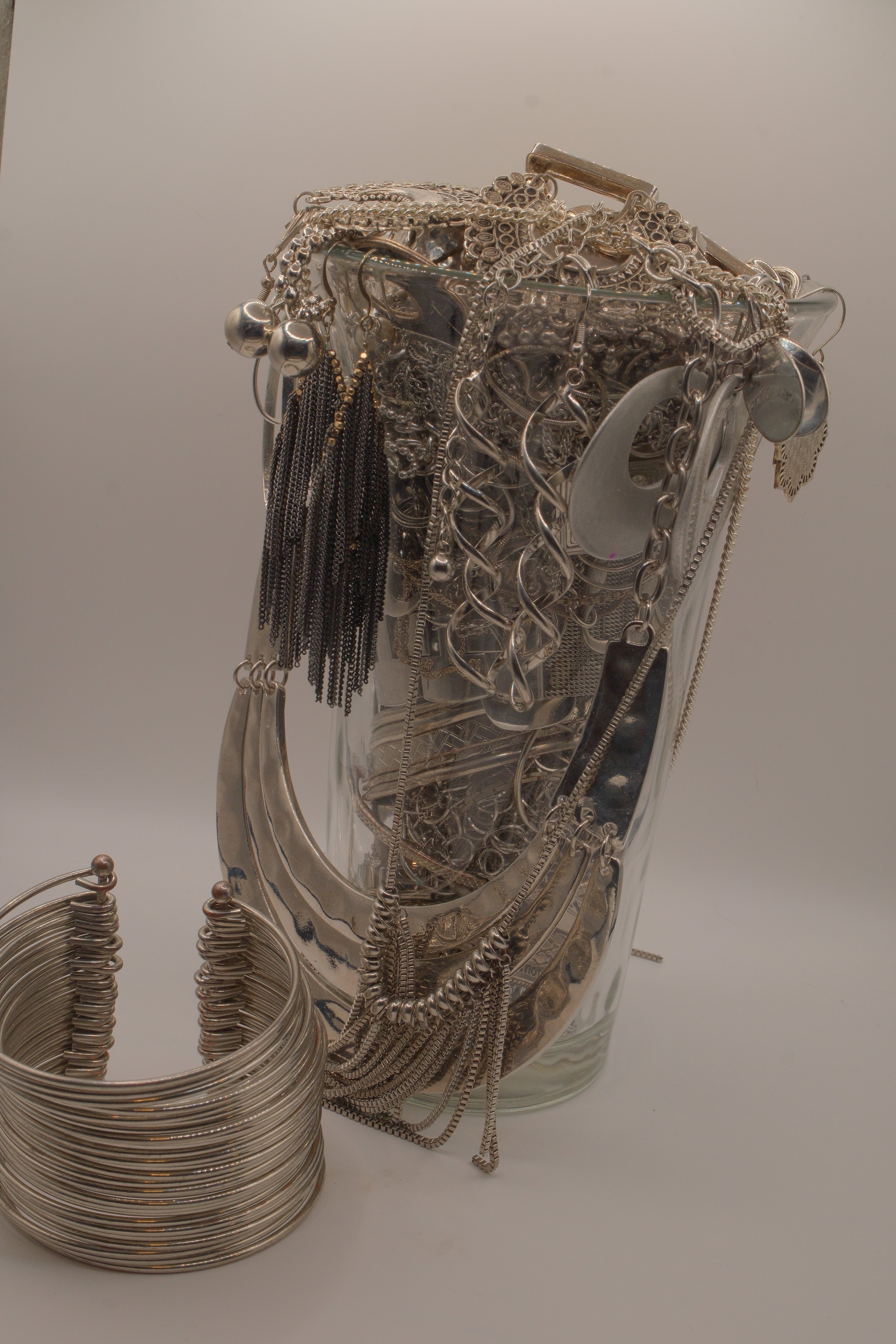 Silver Maximalist Cool Girl Jar