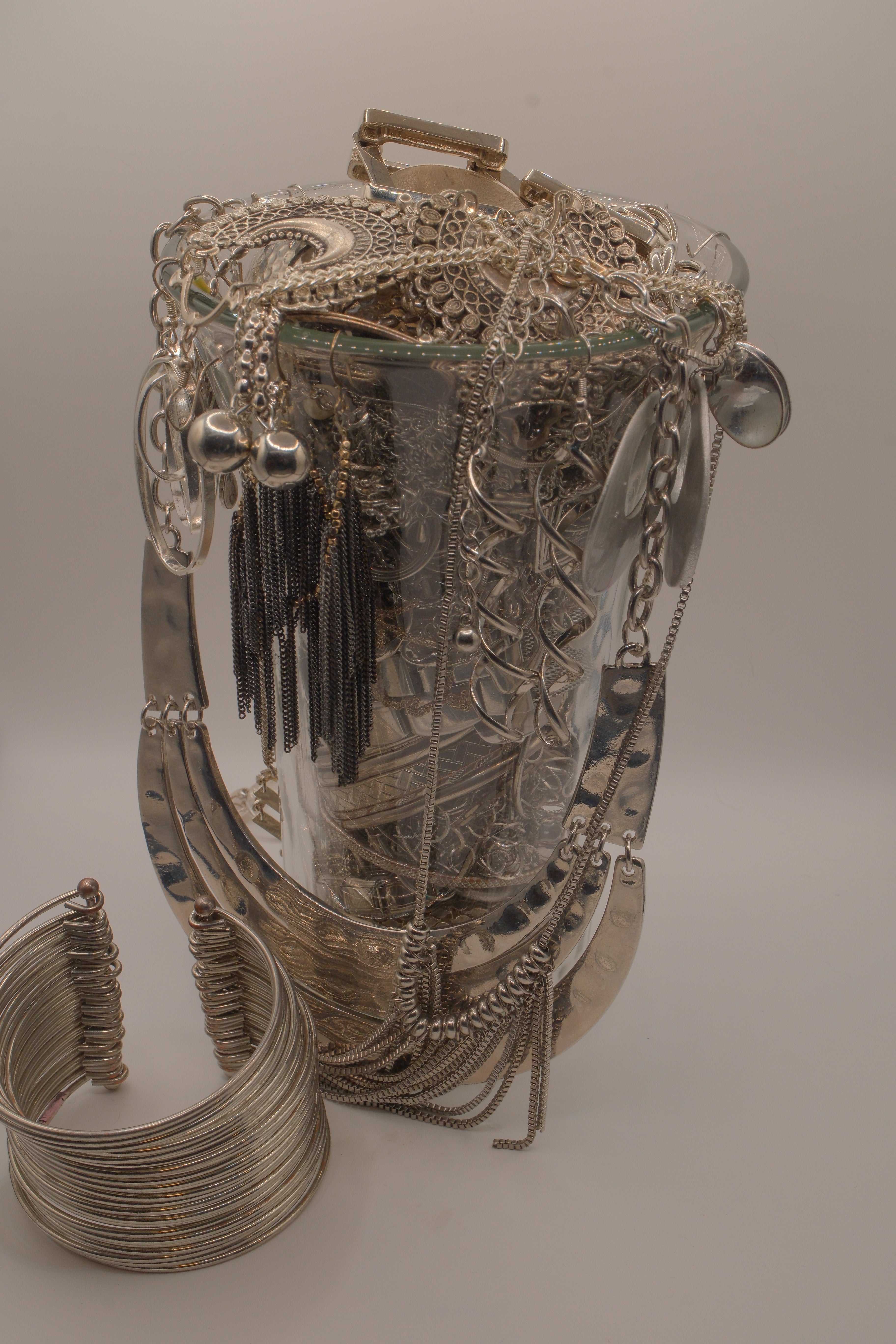 Silver Maximalist Cool Girl Jar
