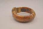Tibetan or Himalayan-style hinged cuff bracelet