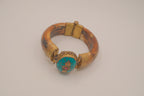 Tibetan or Himalayan-style hinged cuff bracelet