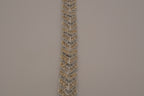 Vintage chevron rhinestone tennis bracelet