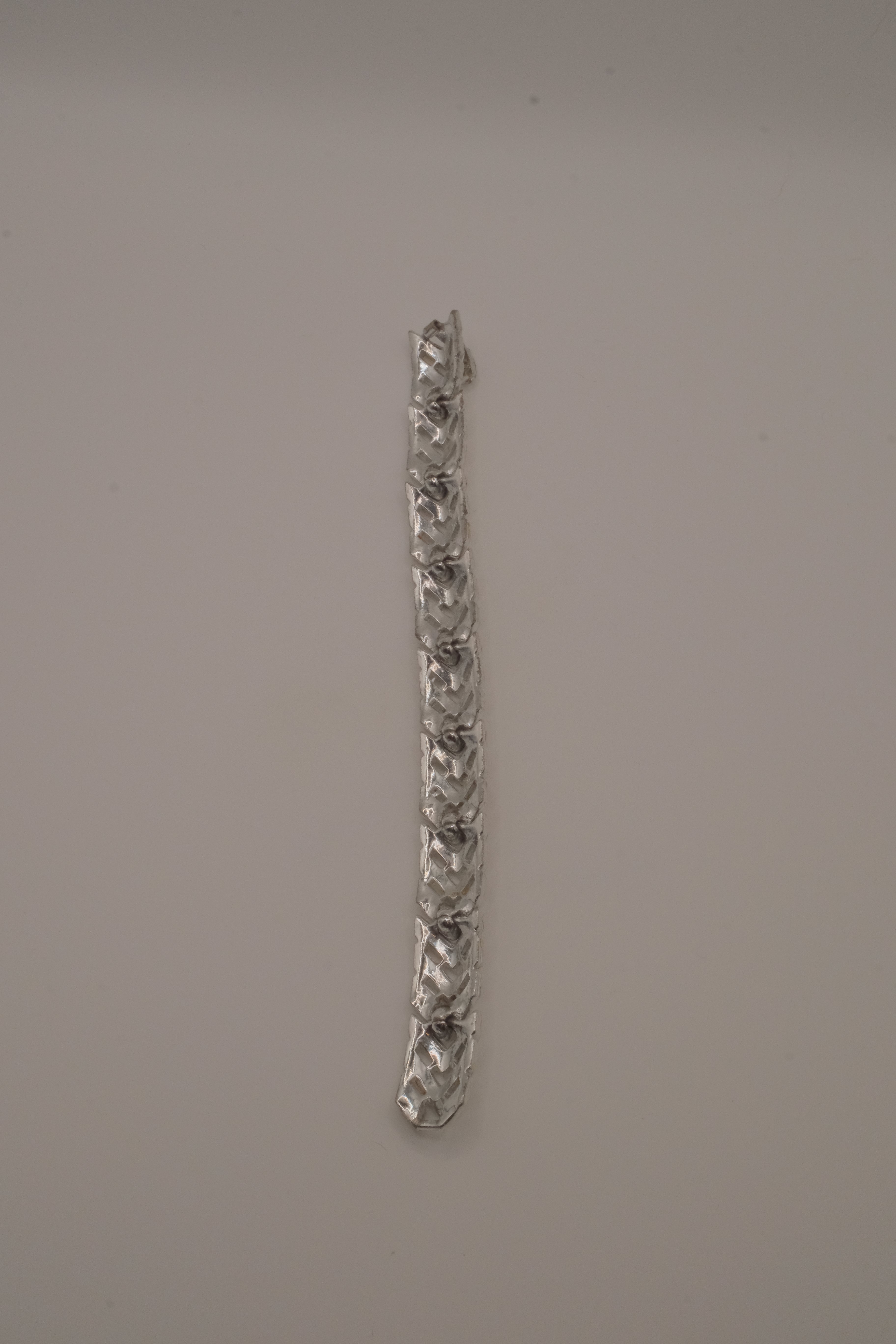 Vintage chevron rhinestone tennis bracelet