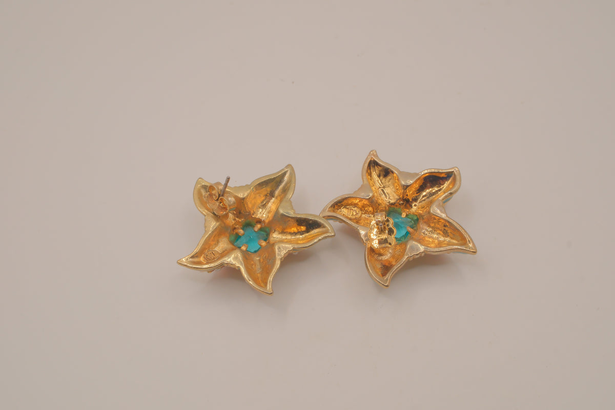 Kenneth Jay Lane (KJL) for Avon starfish earrings