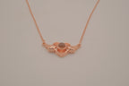 Sterling silver "I Love You" Angel Wings Heart necklace
