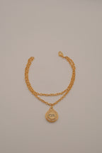Swarovski double chain bracelet