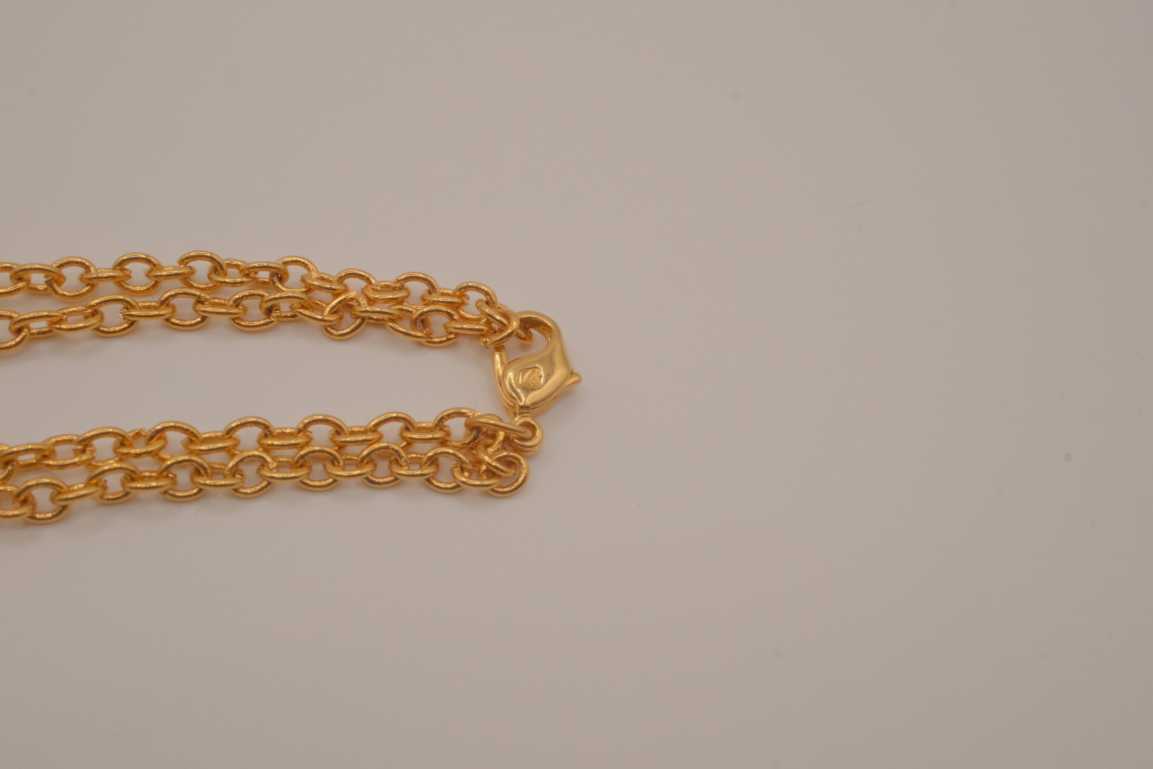 Swarovski double chain bracelet