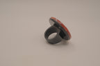 Oval stone statement ring