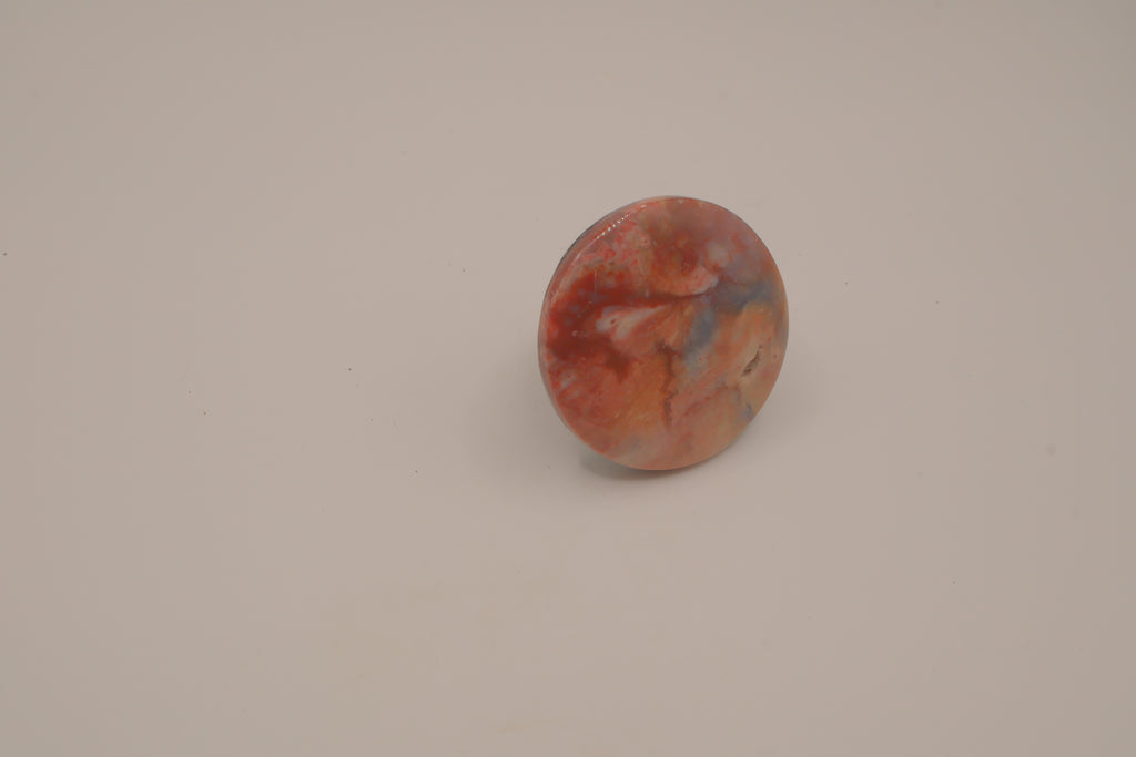 Oval stone statement ring