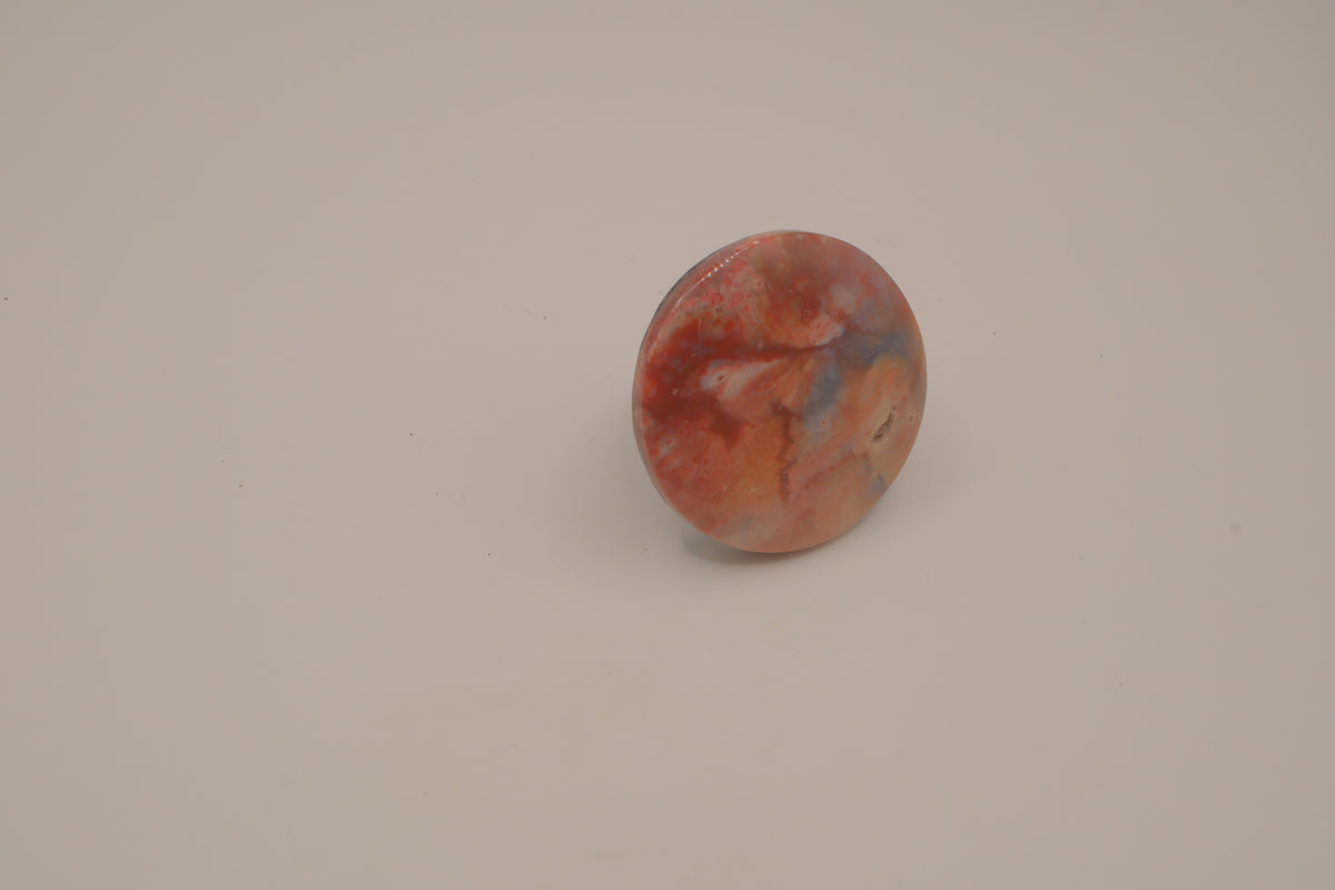 Oval stone statement ring