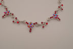 Vintage Ruby vine choker necklace