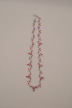 Vintage Ruby vine choker necklace