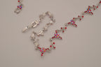 Vintage Ruby vine choker necklace
