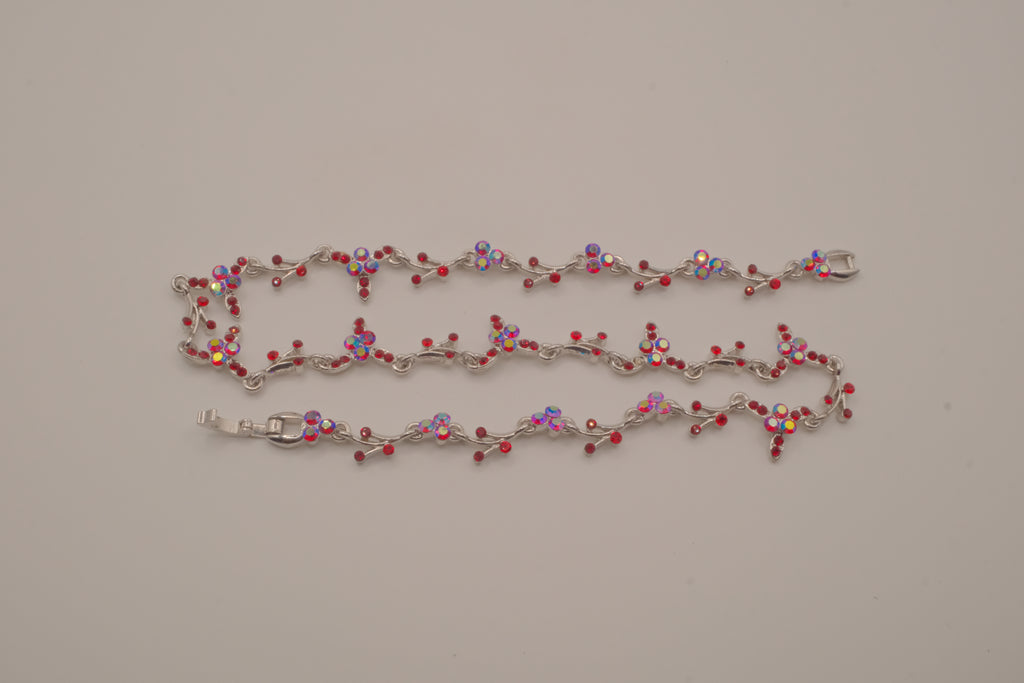 Vintage Ruby vine choker necklace