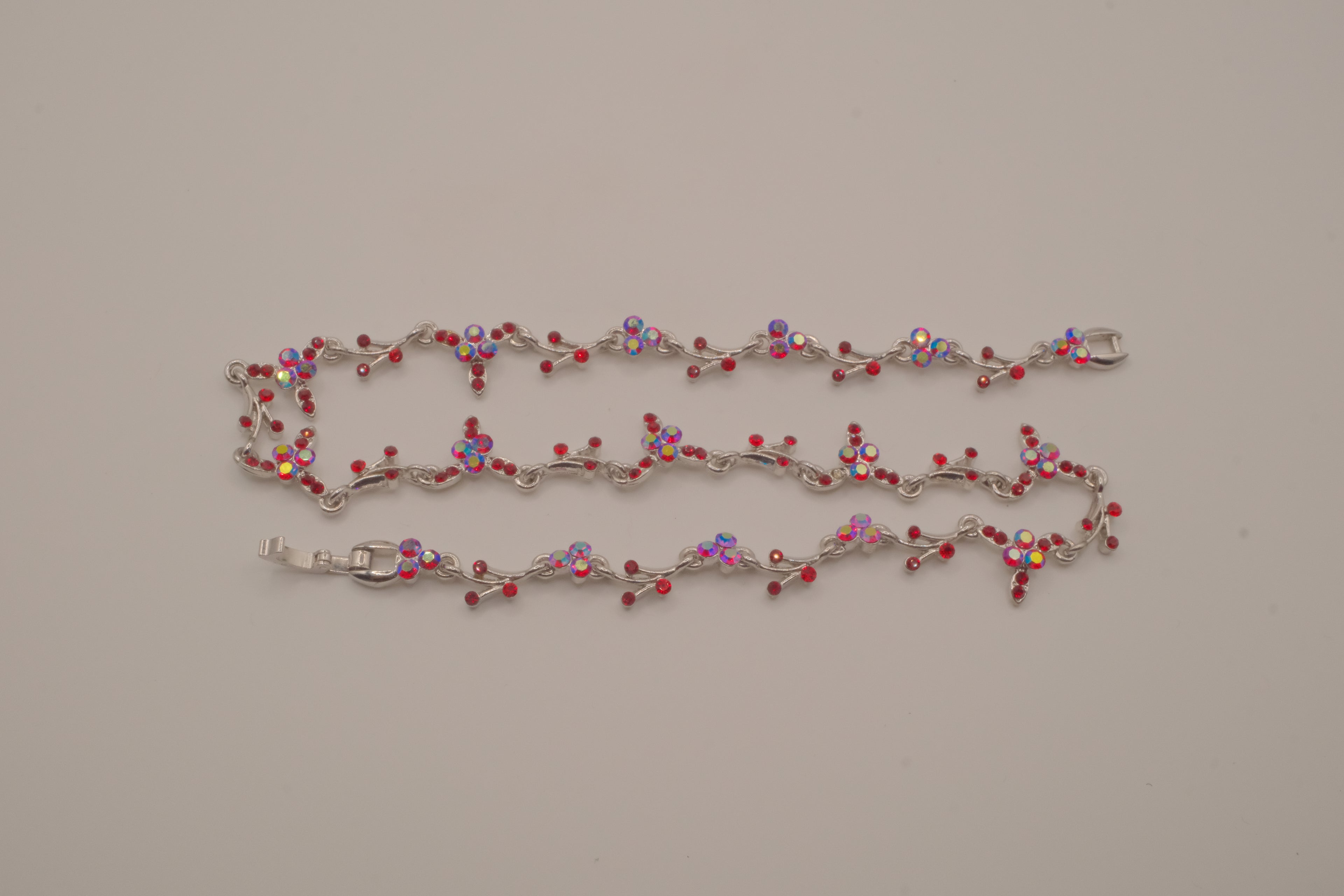 Vintage Ruby vine choker necklace