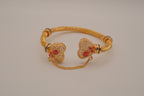 Indian openable gold kada bangle