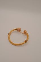 Indian openable gold kada bangle