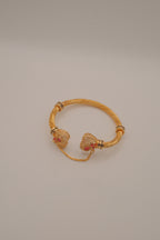 Indian openable gold kada bangle