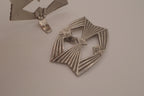 Vintage Art Deco style metal shoe clips