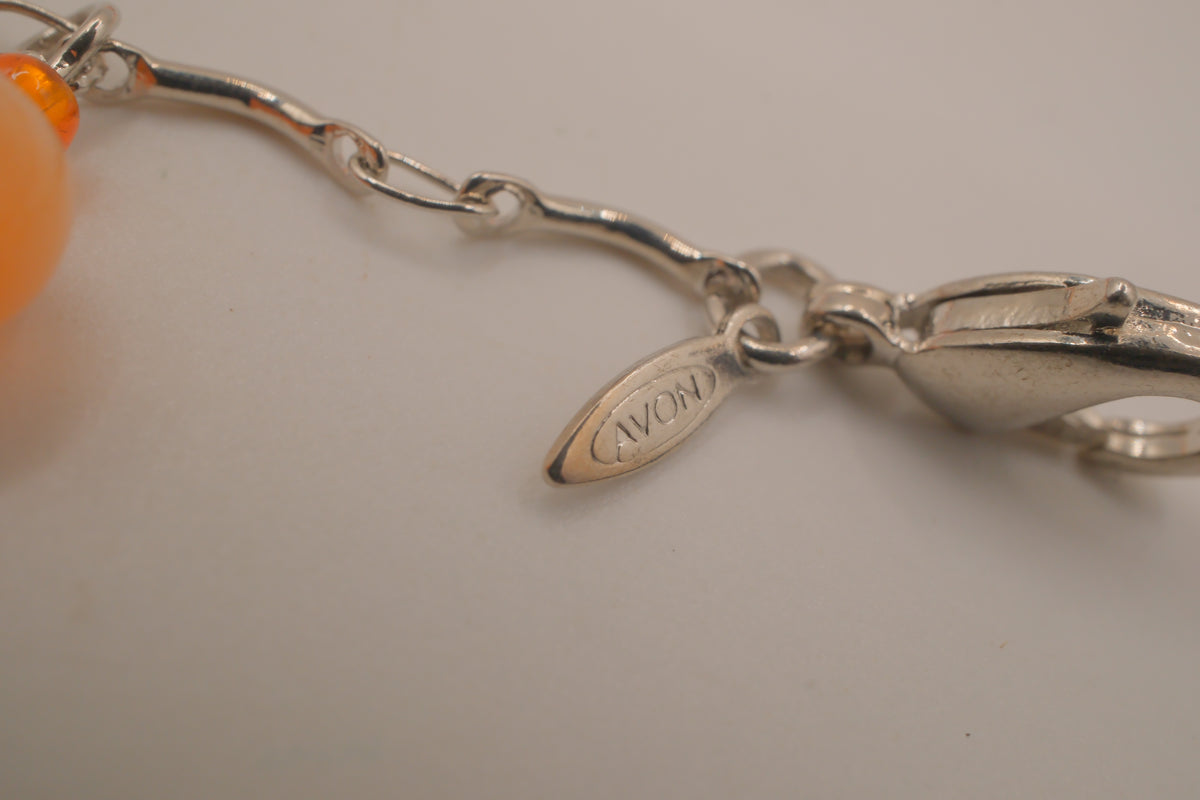 Vintage Avon colorful Cat's Eye Anklet