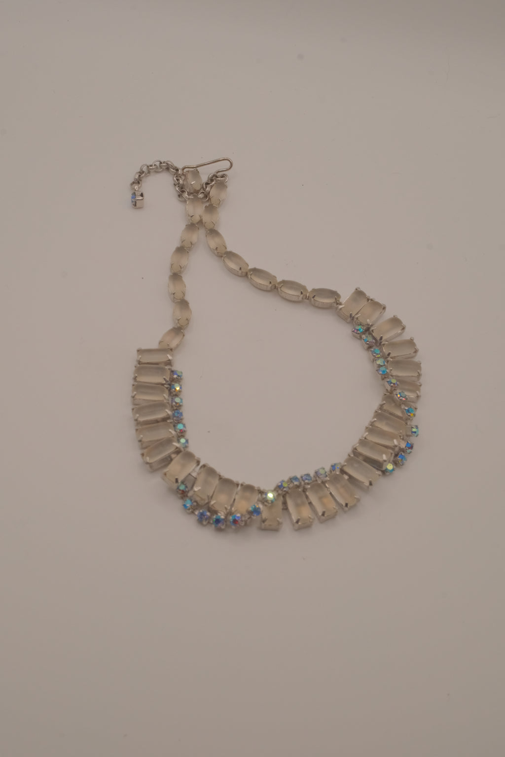 Vintage rhinestone collar necklace