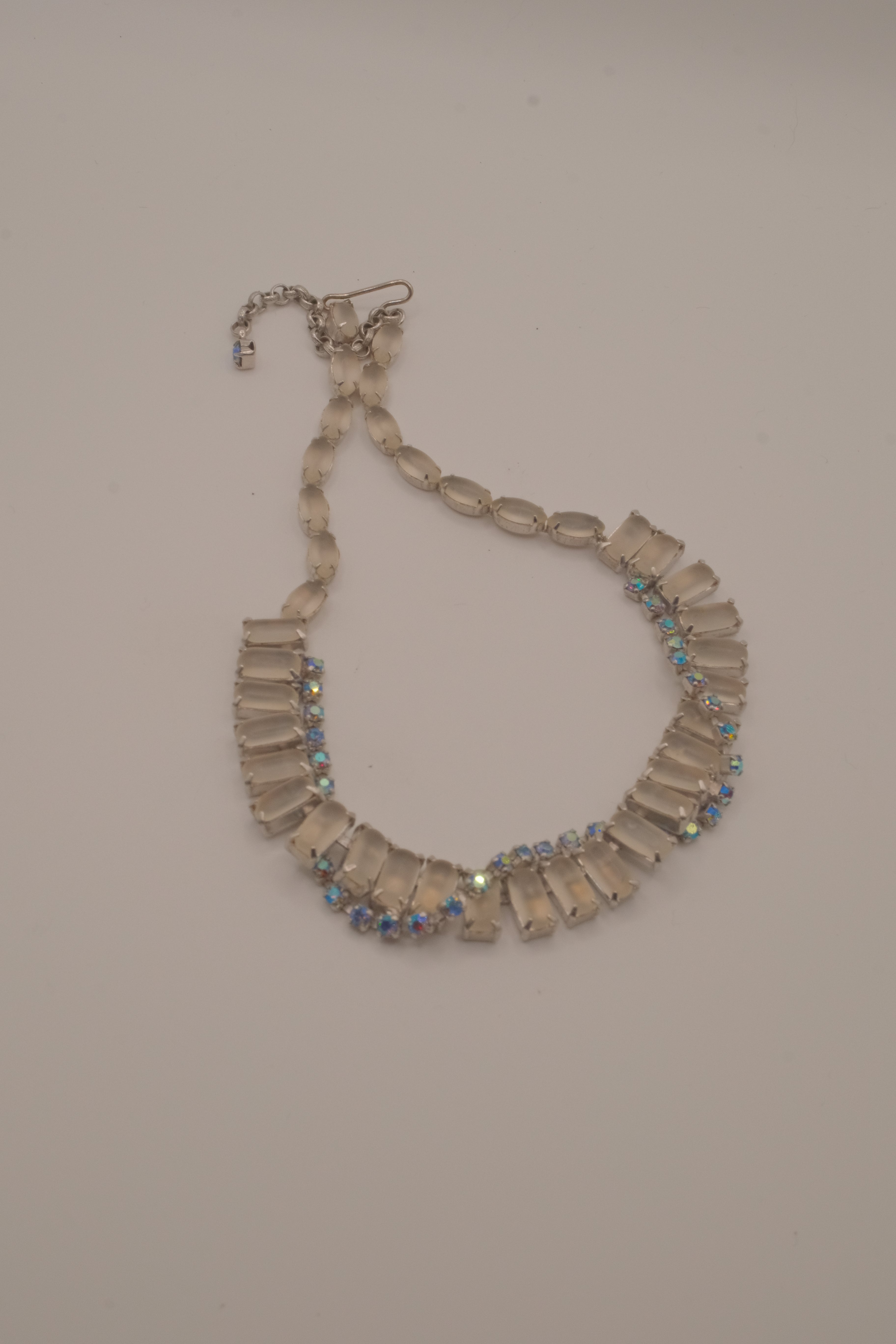 Vintage rhinestone collar necklace