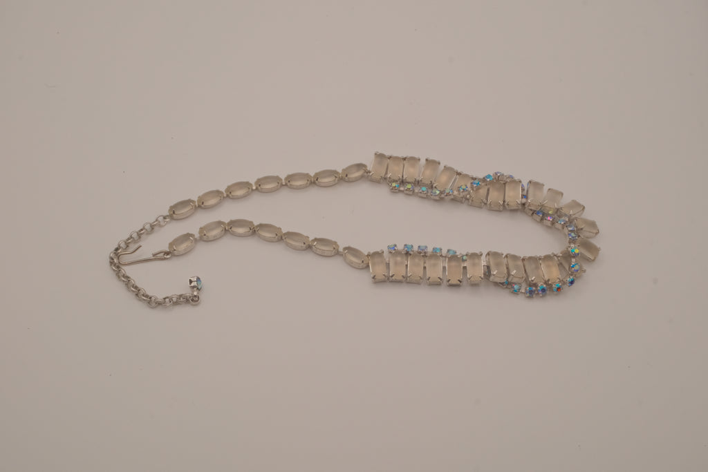 Vintage rhinestone collar necklace