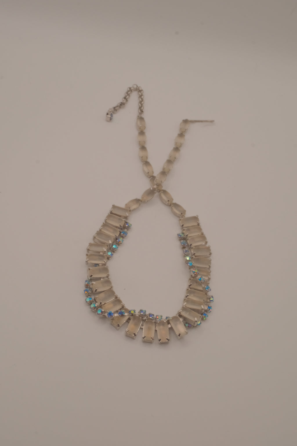 Vintage rhinestone collar necklace